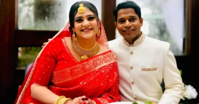 দীপ্তি চৌধুরীর বিয়ের ছবি — পাত্র ঢাবির অধ্যাপক মুশতাক
