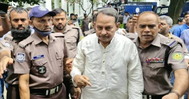 জুলাই বিপ্লবে মানবতাবিরোধী অপরাধে ইনুর কারাদণ্ড ঘোষণা করছে ট্রাইব্যুনাল